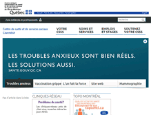 Tablet Screenshot of cssscavendish.qc.ca